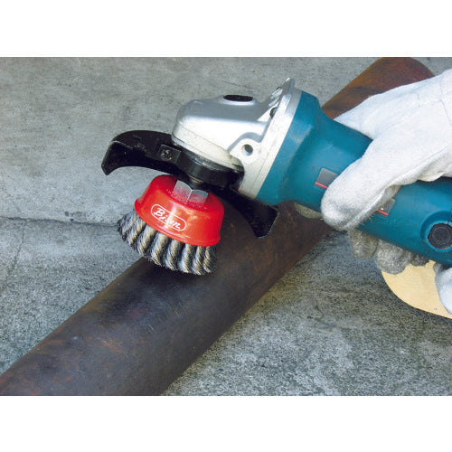 KURODA BUSHI Bison Twisted Wire Cup Brush (0.35) BS65M10-035 1 piece