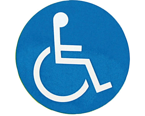 Wheelchair symbol mark for interior lining / NB-200 1 sheet 1 sheet