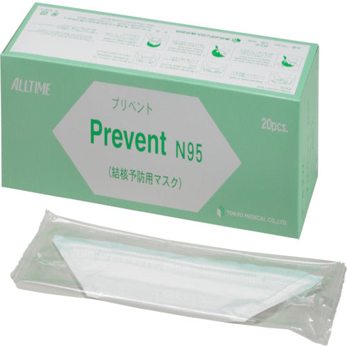 도쿄 메디컬 프리벤트 마스크 N95 화이트 개 포장 20장입 TM-951 1상자