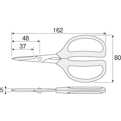 HOZAN Scissors Heavy Snip N-838 1 pc