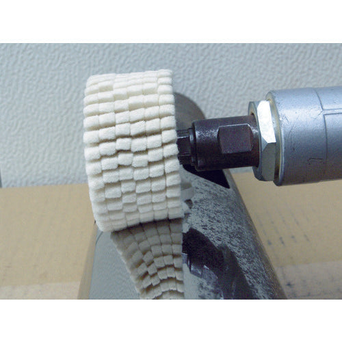 MURAKO felt slit wheel with shaft, outer diameter 20Φ, width 20mm, FSF2020, 5 pieces