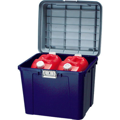 IRIS 201782 Multipurpose Outdoor Storage Sealed Buckle Stocker 548 x 470 x 498 Blue KB-540-B 1 unit