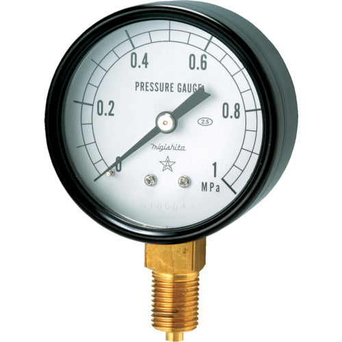Bottom right: General pressure gauge (A-frame vertical type, φ60) Pressure range 0.0 to 0.10 MPa G211-111-V-0.1MP 1 pc