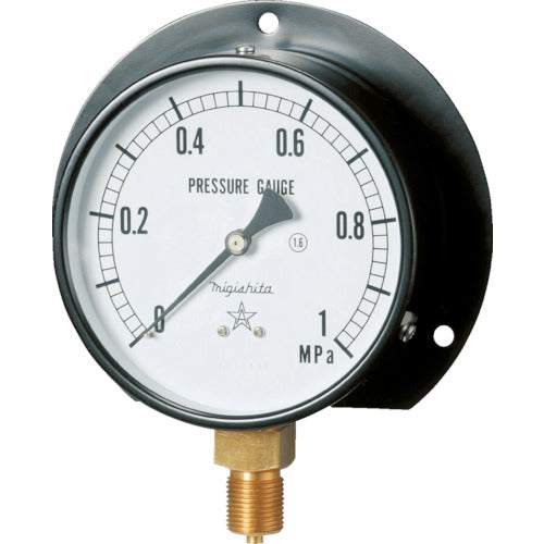 Bottom right: General pressure gauge (B frame vertical type, φ75) Pressure range 0.0 to 0.10 MPa G321-211-V-0.1MP 1 pc