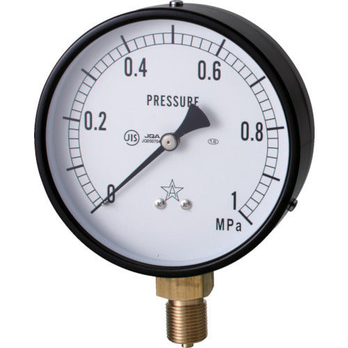 Bottom right: General pressure gauge (A-frame vertical type, φ100) Pressure range 0 to 0.25 MPa G411-211-M-0.25MP 1 pc