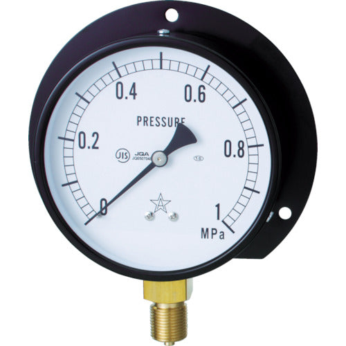 Bottom right: General pressure gauge (B frame vertical type, φ100) Pressure range 0 to 0.16 MPa G421-211-M-0.16MP 1 pc