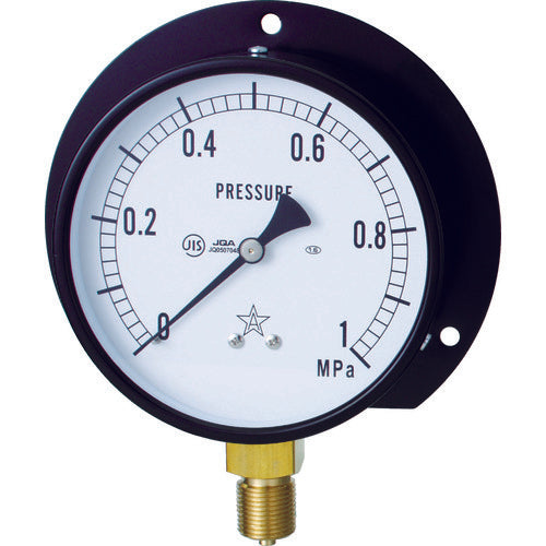 Bottom right: General pressure gauge (B frame vertical type, φ100) Pressure range 0 to 0.10 MPa G421-211-M-0.1MP 1 piece
