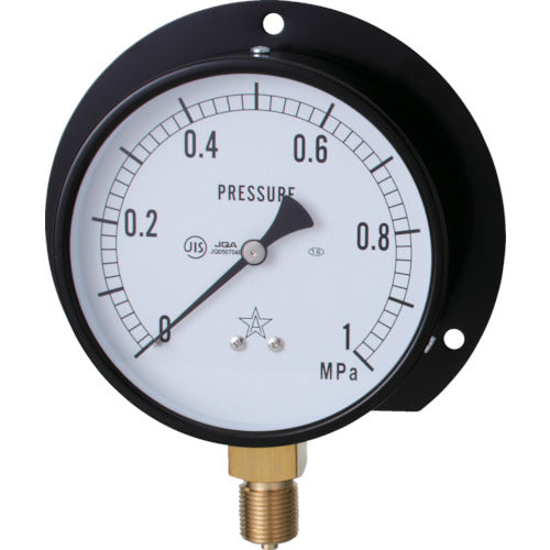 Bottom right: General pressure gauge (B frame vertical type, φ100) Pressure range 0.0 to 6.00 MPa G421-211-V-6MP 1 pc