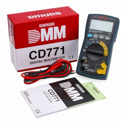 SANWA Digital Multimeter with Backlight CD771 1 unit