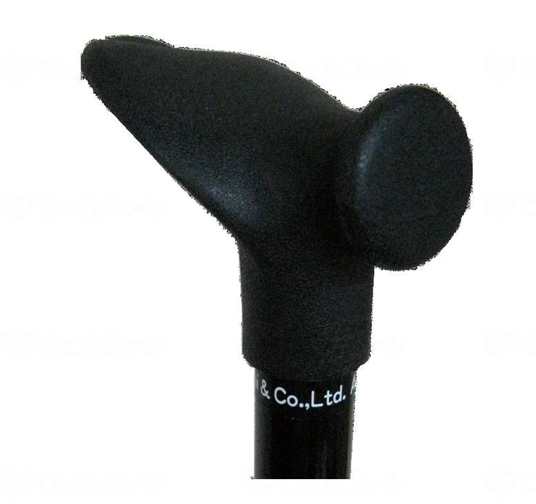 Akai Amber Walking Stick, Extendable Type N, Black, Left Handed