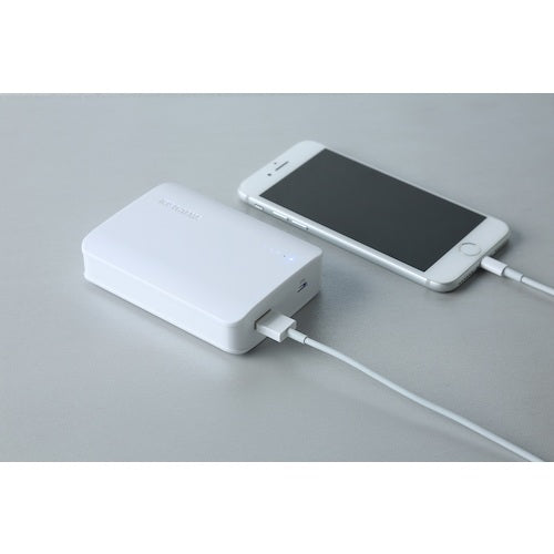 IRIS 517827 モバイルバッテリー IPB−A1001−W ホワイト IPB-A1001-W 1 台