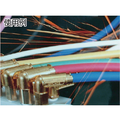 チヨダ チューブ継手 タッチコネクター エルボコネクター(金属) 適合チューブ外径D:10mm 接続口径:R1/4 CKL-10-02 1 個