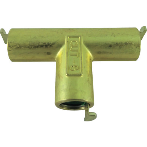 チヨダ チューブ継手 タッチコネクターユニオンティ(金属) 適合チューブ外径D:6×6×6mm CUT-6-00 1 個