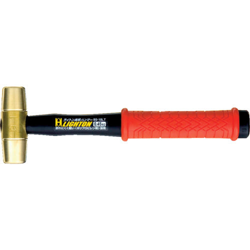 OH ライトン真鍮ハンマー(PP柄)#4 BS-40LT 1 本