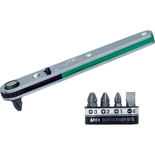 아넥스 스트레이트형 오프셋 래칫 드라이버 비트 5개 세트 425-5B 1 S