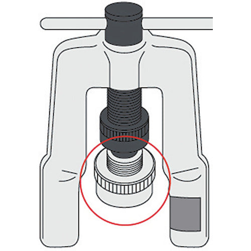 TRUSCO GF45-16용 스에지 어댑터 5개 세트 GF45-16K 1 S