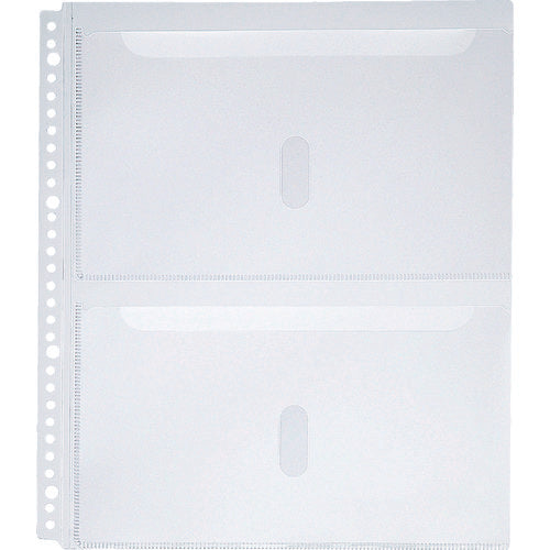 KING JIM 취급 설명서 파일용 포켓 2단 타입 A4 세로형 4장 30구멍 2630 PA 1 권