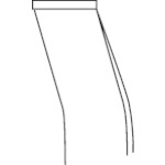 MOKUBA Slot Chisel V-Shaped 25mm Width x 240mm (Blister Pack) A19-25 1 Piece