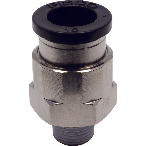 PISCO チューブフィッティング ストレート 適合外径10mm 接続口径R1/8 PC10-01 1 個