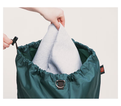 Deodorizing laundry bag S / 9-2-10 Black 1 pc