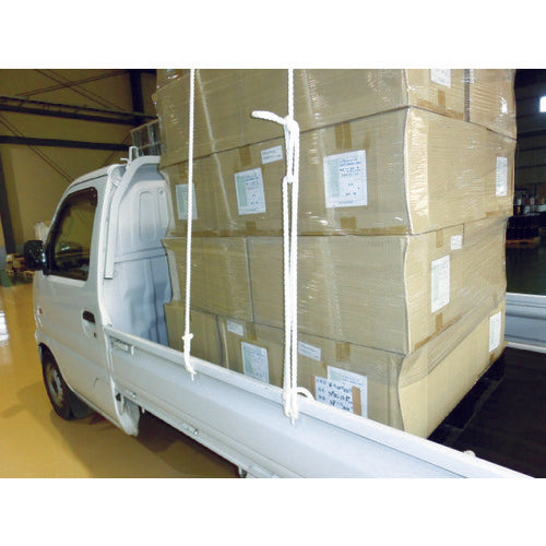 TRUSCO ビニロントラックロープ 3つ打 線径9mmX長さ10m TR-910 1 巻