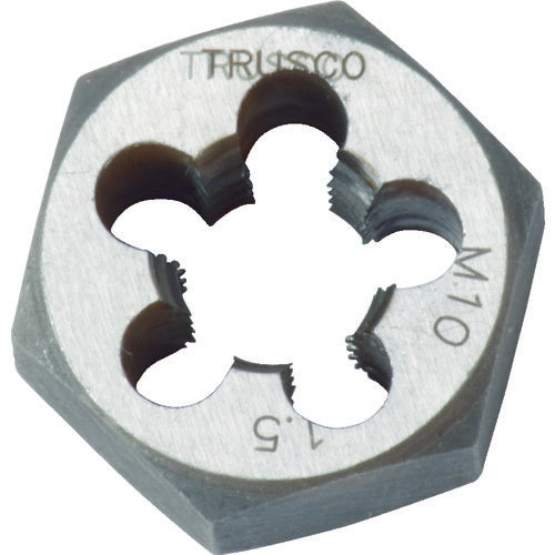TRUSCO 六角サラエナットダイス 並目 M10X1.5 TD6-10X1.5 1 個
