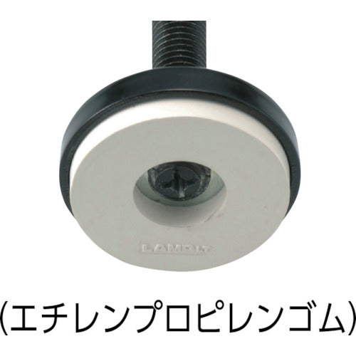 TRUSCO 【매진 폐번】 TRUSCO 어저스터 볼트 EPT 고무 M20X130 스틸제 TAZ-20X130E 1개