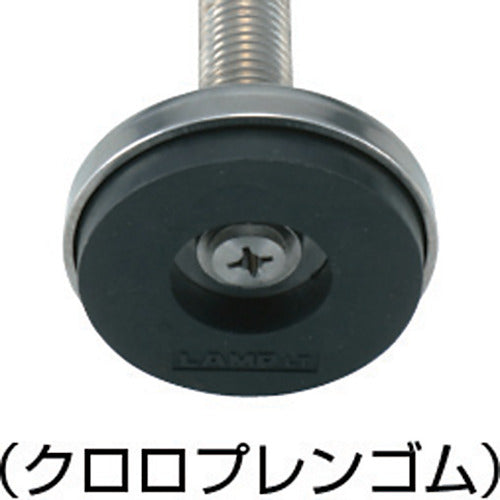 TRUSCO 【매진 폐번】 어저스터 볼트 EPT 고무 M20X2.50 스틸 TAZ-20X100CSUS 1개