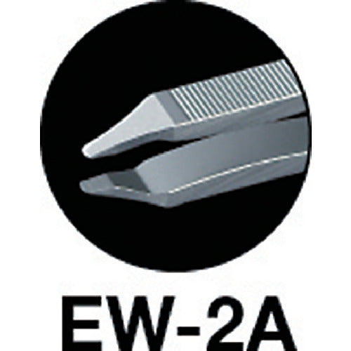 TRUSCO 【매진 폐번】 알루미늄제 정밀 루비스 핀셋 2A형 95mm EW-2A 1개