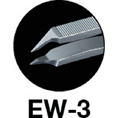TRUSCCO 알루미늄제 정밀 루비스 핀셋 3형 95mm EW-3 1개
