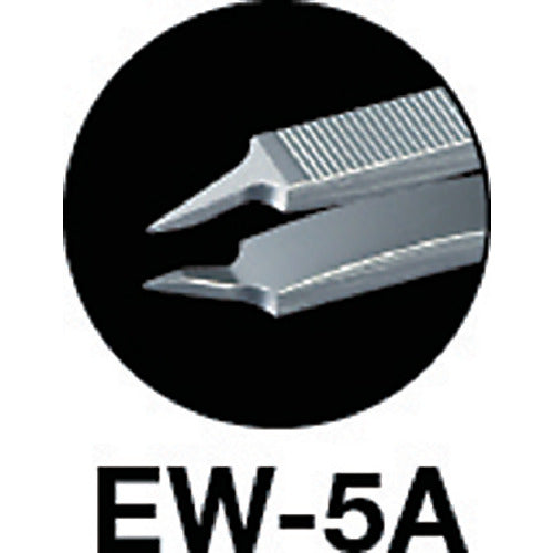 TRUSCCO 알루미늄 정밀 루비스 핀셋 5A형 95mm EW-5A 1개