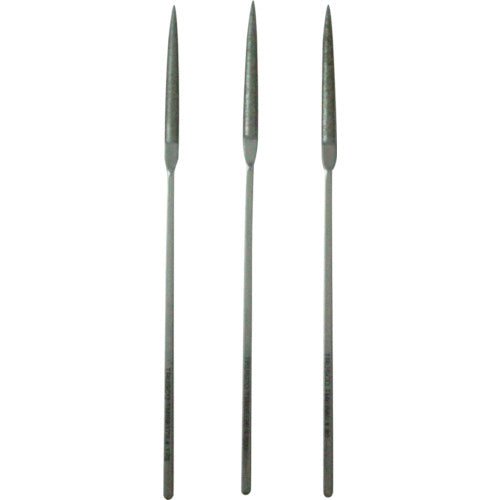 TRUSCO ダイヤモンドニードルヤスリ 半丸 3本組セット TNFS5 1 S