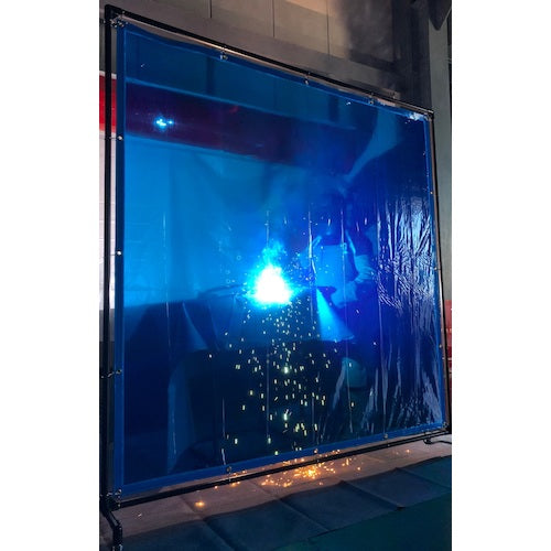 TRUSCO Welding Shade Fence 2020 Type Connection Blue YFAS-B 1 Unit