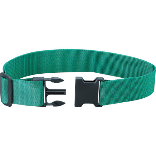 TRUSCO One-touch Buckle Working Belt, 50mm Width, Green, TC-50GN, 1 Piece