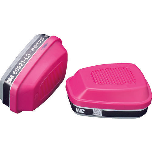 3M 유기 가스용 흡수캔 L3 여과재 부착 60921-L3 2개들이 60921-L3 1조