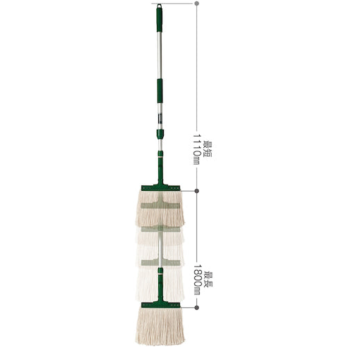 테라모토 FX 핸들 알루미늄 신축 무늬 1110~1800mm 레드 CL-374-100-2 1개