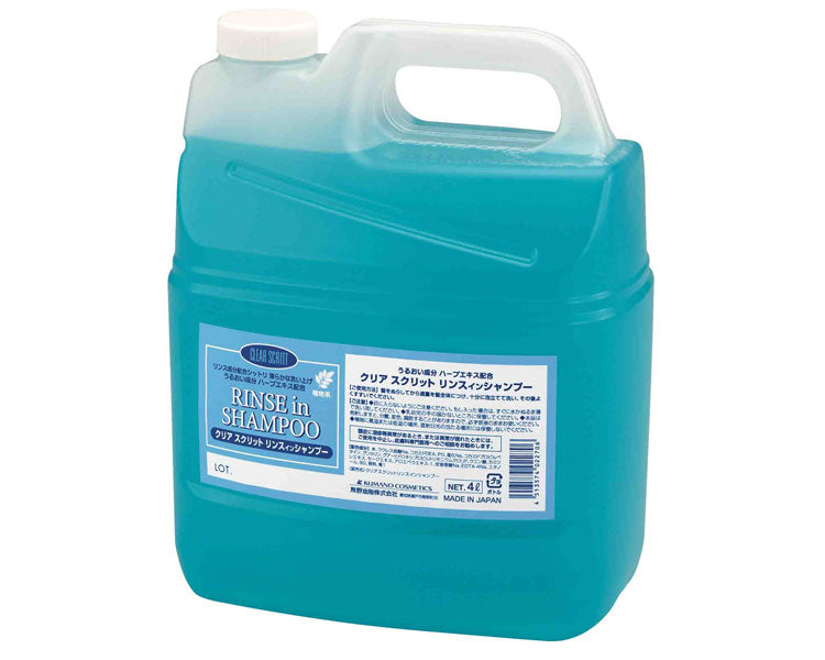 CLEAR SCRITT Rinse-in-Shampoo / 4390 4L 1 bottle