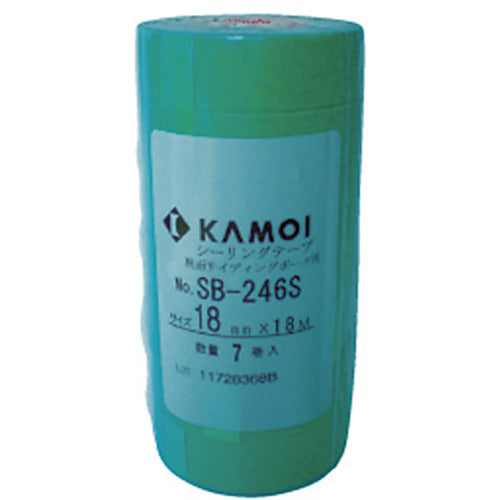 カモ井 マスキングテープサイディング用 7巻入 緑色 SB246SJAN-18 1 PK