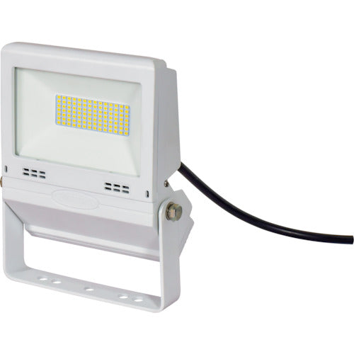 NICHIDO LED投光器 常設用フラットライト30W 白 LJS-FH30D-W-50K 1 台