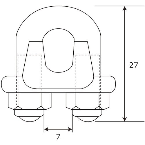 WAKI ワイヤークリップ 15−200 (3) 15-200 1 個
