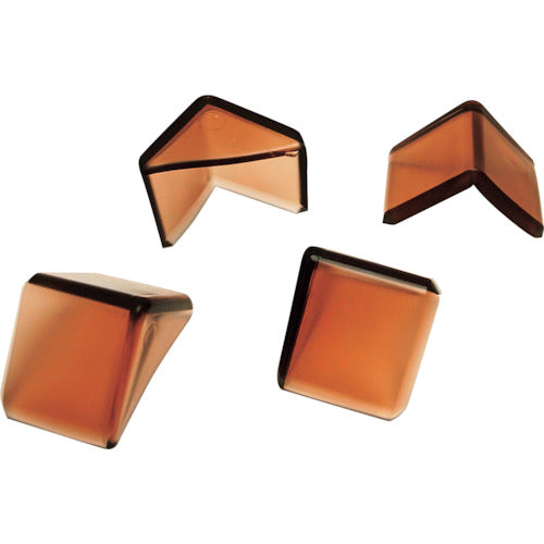 WAKI コーナーガードL TSL−006 クリアBR 4個入り TSL-006 1 PK