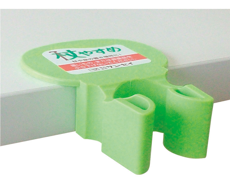 Cane rest T-shaped / tue-T green 1 piece