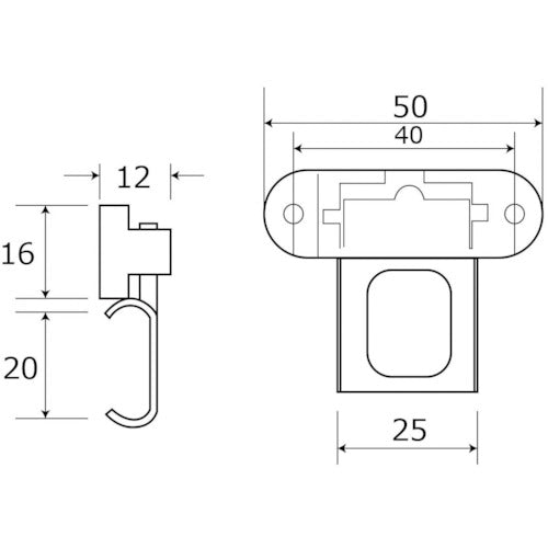 WAKI Magic Hinge 4 IF-001 Brown 2 pieces IF-001 1 PK
