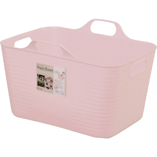 ヒマラヤ化学 ハッピーバケット 角 1508 M型 ピンク 458×360×306 150862 1 個