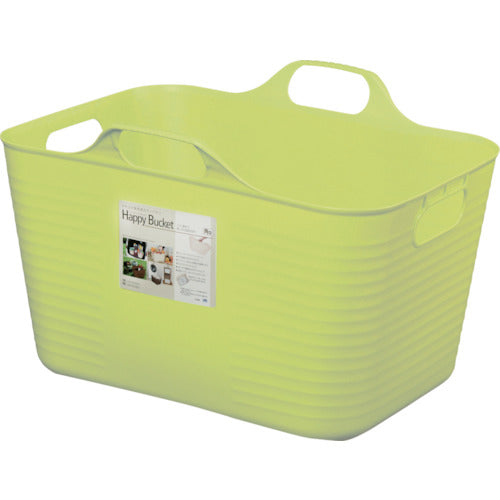 ヒマラヤ化学 ハッピーバケット 角 1508 M型 グリーン 458×360×306 150831 1 個