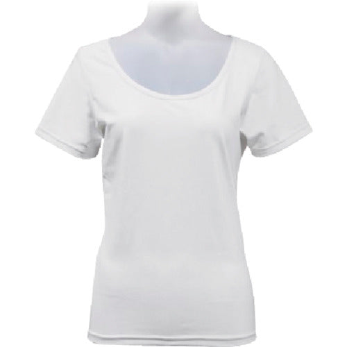 Liberta "Hyogeki" Deodorize Tech Women's Short Sleeve U-Neck White S DT-25153214 1 unit