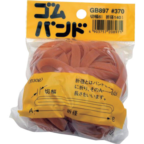 WAKI Rubber Band #370 GB-897 30G 6X140 GB-897 1 pc