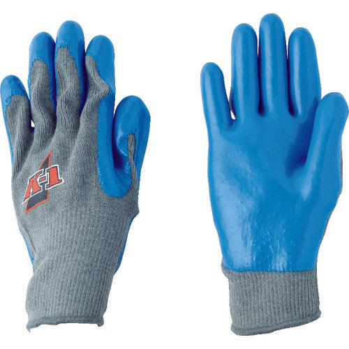 Kawanishi Vinyl Backless Gloves Heavy Duty Gloves K-1 Blue Free 802 1 Pair