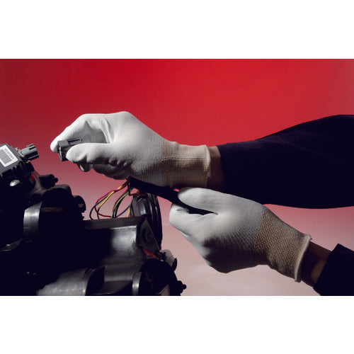 SHOWA Urethane Backless Gloves B0400 Power Fit Gloves White M Size B0400M 1 Pair