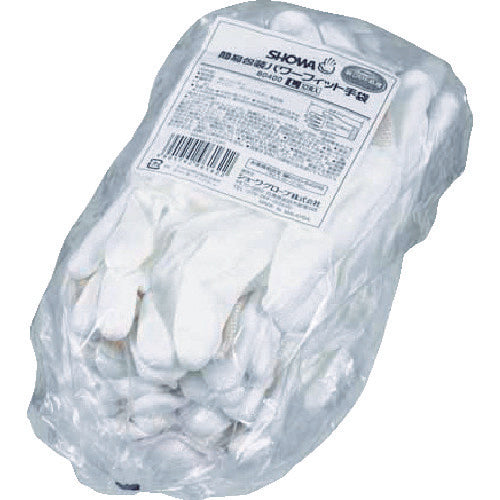 SHOWA Urethane Backless Gloves B0400 Power Fit Gloves White S Size B0400S 1 Pair
